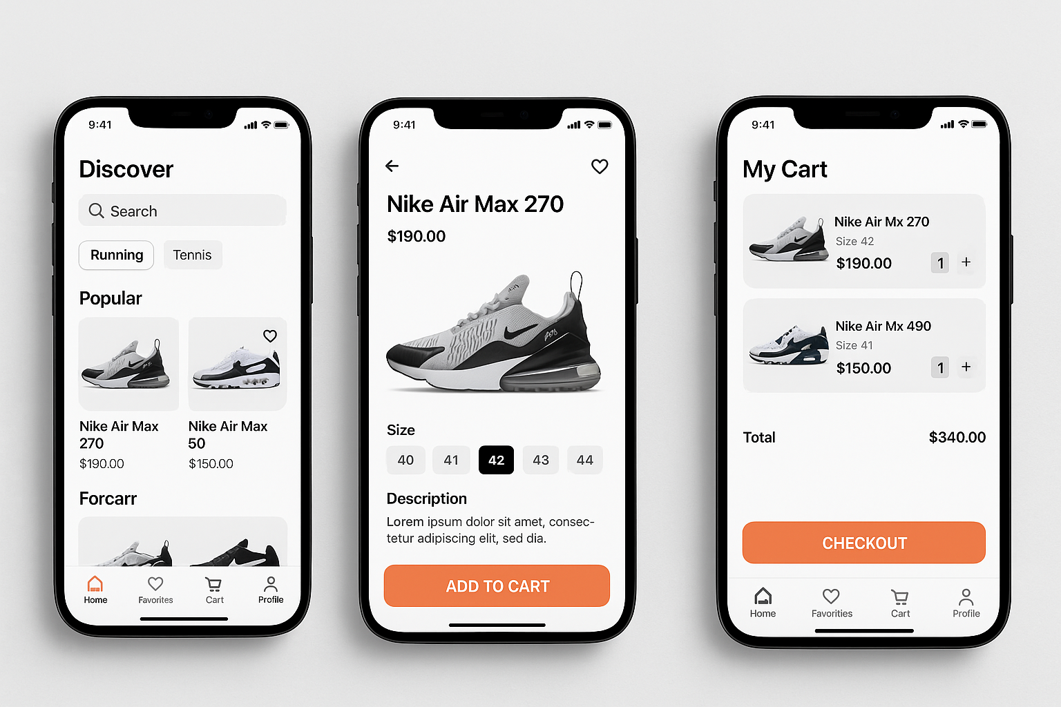 Application RunSport - Formation React Native